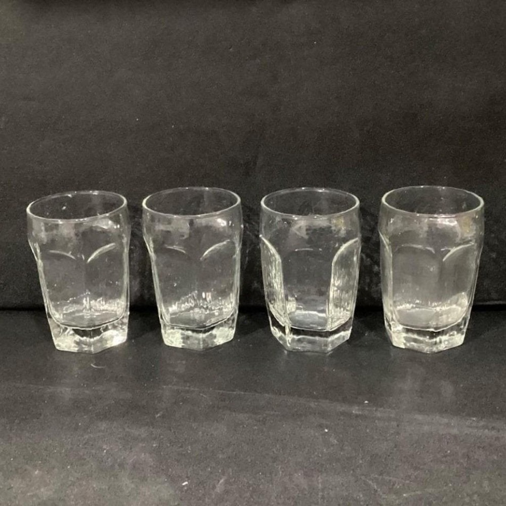 Libbey Chivalry Juice Glasses #2488, Set of 4, Textured Clear Tumbler, Drinkware - Picture 8 of 11